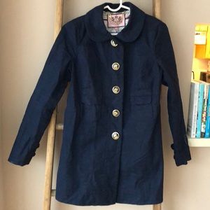 Juicy Couture Navy Car Coat